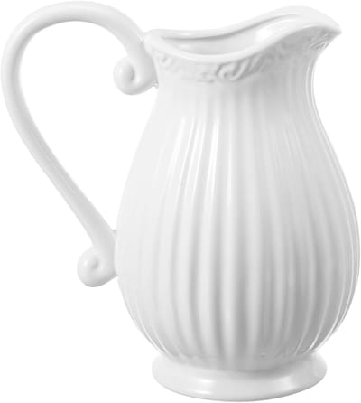 Decoratieve keramische vaas voor bloemen en water - landelijke stijl, porselein, ideaal voor huis en kantoor