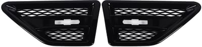 Dailygoods- Ventilatiegrill Zwart - Ventilatierooster - Bescherming - Decoratie - Vervanging - 4 Stuks - Duurzaam