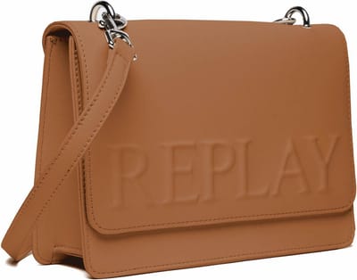 REPLAY Schoudertas Crossbody Bag Brick Brown Terracotta