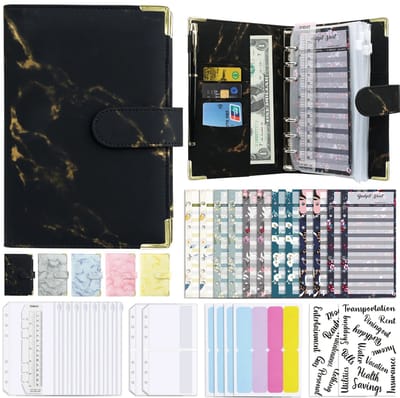 Budget Planner - Invulboekjes - Kasboek - Huishoudboekje - Invulboekjes - Uitgaven Boekje - Budgetplanners - LOUZIR