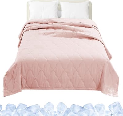 Verfrissende deken - Licht dekbed - Comfortabel slapen - Dubbelzijdig ademend - 180x200 cm - Roze