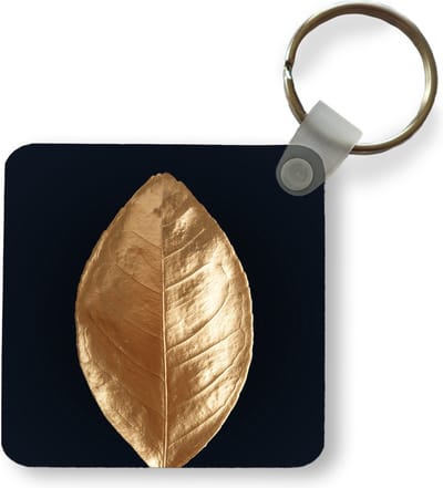 Sleutelhanger - Uitdeelcadeautjes - Bladeren - Luxe - Goud - Plastic