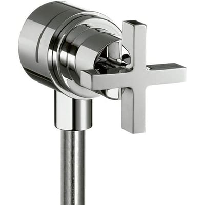 AXOR Citterio Fixfit Stop shut-off valve cross handle for wall mounting 39883000