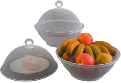 CLVP® Fruitmand Met Vliegenkap - Fruitschaal - Fruitbowl
