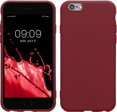 kwmobile telefoonhoesje geschikt voor Apple iPhone 6 / 6S - Hoesje voor smartphone - Back cover in bordeaux-violet