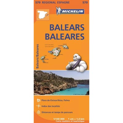 Michelin wegenkaart Regional 579 Balearen