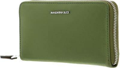 MANDARINA DUCK Portemonnee Hunter Zip Around Wallet Sphagnum Groene
