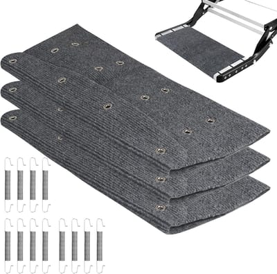 Set van 3 Antislip RV Trapmatten voor Motorhome en Camping, Ideaal voor Veiligheid en Comfort