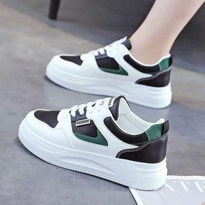 Nieuwe Boardschoenen Sport Dikke Zool Veelzijdig Koreaanse Versie Ins Trendy Antislip Student Witte Schoenen Dames 39 white