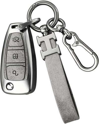 Beschermhoes voor Autosleutel met 3 Knoppen - Geschikt voor Ford Focus, Fiesta, Kuga en Meer - Slijtvast en Stijlvol Ontwerp