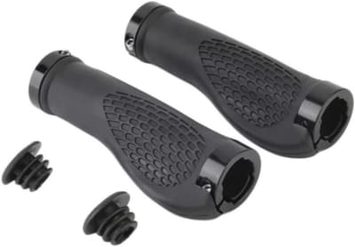 Fietshandvatten - Stuurgrepen - Comfortabel Fietsen - Antislip Rubber - 2 stuks - Zwart