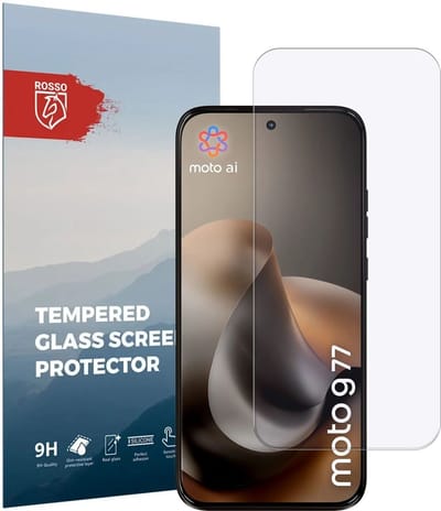 Rosso Screen Protector Geschikt voor Motorola Moto G77 | 9H Tempered Glass | Glasplaatje | Beschermlaag | Beschermglas | 9H Hardheid