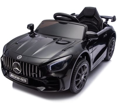 Mercedes AMG GTR 12V kinderauto Zwart