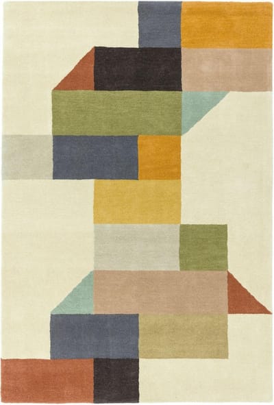 Easy Living - Reef-modern-multi Vloerkleed - 160x230  - Rechthoek - Laagpolig Tapijt - Modern - Meerkleurig