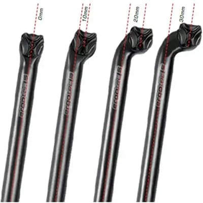 Ergotec Zadelpen Viper Verstelbaar 31,6 X 400 X 20 Mm Zwart