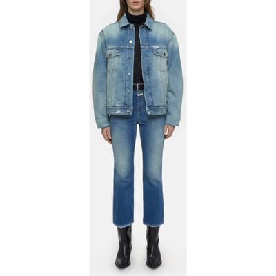 Closed Hi-sun Jeans Mid Blue Maat: W26L32 | Flared Jeans Outlet | Dames | Blauw