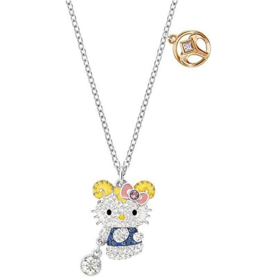 Swarovski Hello Kitty Ram Sterrenbeeld Ketting Damesketting 5192746 White Gold,L white