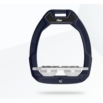 Veiligheidseisen van de paardrijzweer Plat Grip Bruin/grijs/wit Flex-On Safe-On