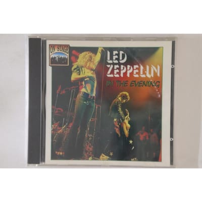 CD LED ZEPPELIN - In The Evening CD12005 On Stage 1991 Italië Rock Gebruikt brown