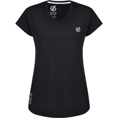 Dare 2b Dames/dames Actief T-Shirt (Zwart)