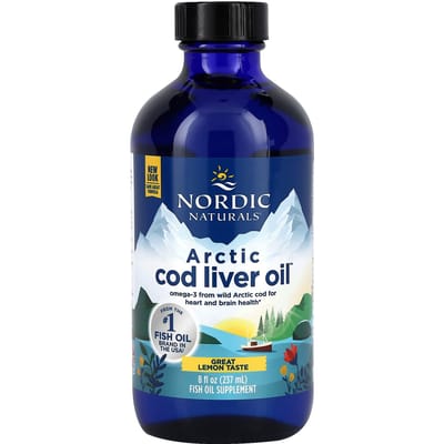 Nordic Naturals, Arctische Kabeljauwleverolie, Citroen, 8 fl oz (237 ml)