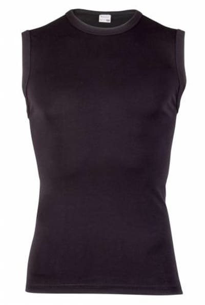 Beeren microfiber mouwloos shirt Young  - L  - Zwart