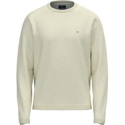 Fynch-Hatton Trui O-Neck Light Air Cotton New Off White / male