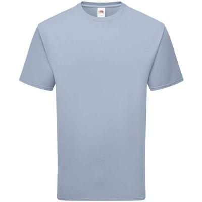 Fruit of the Loom Katoenen uniseks T-shirt voor volwassenen (Mineraalblauw)