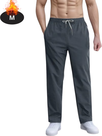Livano Trainingsbroek Heren - Sportbroek - Trainingsbroek Lang - Trainingspak - Sportkleding - Donkergrijs - M