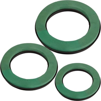 Oasis steekschuim Naturebase bio ring 30cm, Biologisch afbreekbaar, 2 stuks