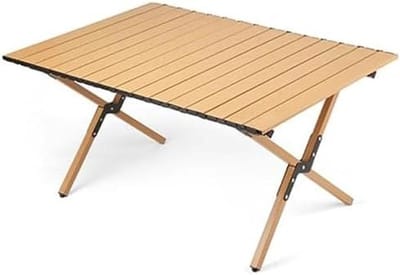 Draagbare picknicktafel - Opvouwbare tafel - Buitenactiviteiten - Lichtgewicht aluminium - 3/2ft en 4 voet - A