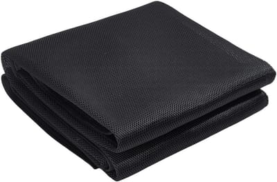 274×150cm Polyester Speaker Grill Cloth - Zwart Stereo Gaasstof voor Reparatie, Stofbescherming en Restauratie van Luidsprekers