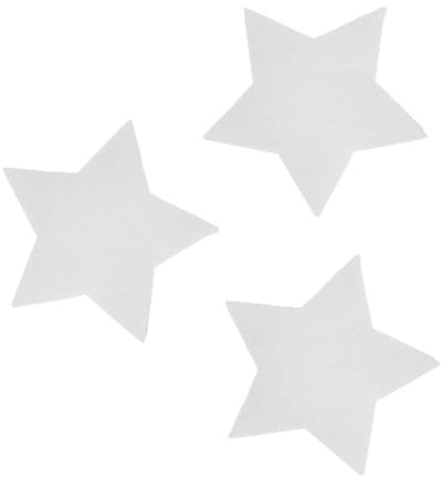 Decoratieve sterren wit 7cm 8 st., 8 Stück