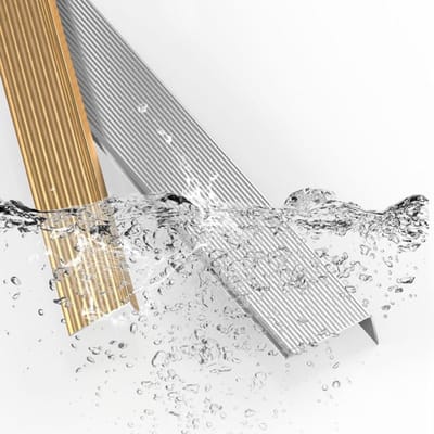 Traprandprofiel - Antislip strip - Trap veiligheid - Aluminium constructie - 90 cm - Zilver
