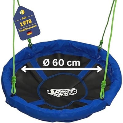 Tuinschommel voor Kinderen met In hoogte Verstelbare Touwen - Diameter 60 tot 110 cm, Belastbaar tot 150 kg