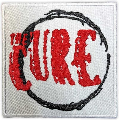 The Cure - Circle Logo Patch - Wit