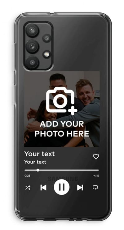 Gepersonaliseerd - Case Company® - Hoesje geschikt voor Samsung Galaxy A32 4G hoesje - Music Player - Soft Cover Telefoonhoesje - Bescherming aan alle Kanten en Schermrand