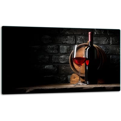 TMK ArtDeko - Glazen Snijplank - 52x30 cm - Inductiekookplaten - Vrolijke Kleuren