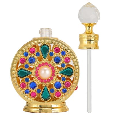 Moslimparfum Halal Dubai Essentiële Olie Vintage Exquise Religieuze Benodigdheid 15ml beige