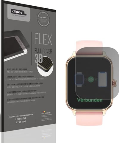 dipos FLEX – Matte Privacy Screenprotector geschikt voor LODIMEKE P133 1.96 | Volledige Schermbescherming | Case-Friendly