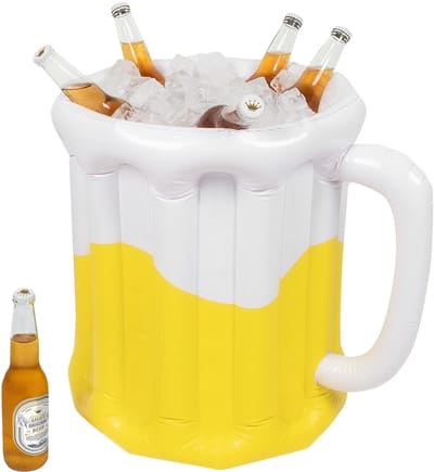 Boland - Opblaasbare koeler Bierpul - Kinderen en volwassenen - Bierfeest/Oktoberfest, Carnaval, Themafeest - Bierfeest