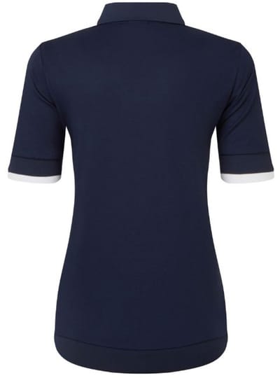 Footjoy Texture Knit Dames Polo Shirt Navy