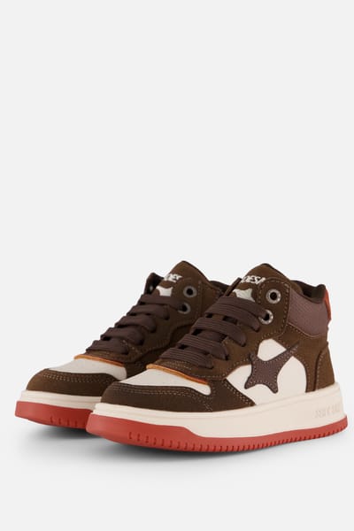 Shoesme New Outsole Sneakers bruin Leer - Maat 25