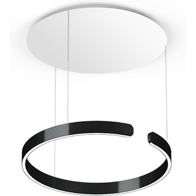 Occhio Mito Sospeso 60 up Hanglamp - black phantom - variabel - met Occhio Air - table/wide