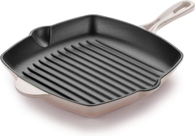 Rosmarino Grillpan - Grillpannen - Gietijzeren Grillpan 27 cm - Grillpan inductie - Rose