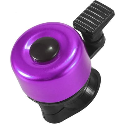 Sonnette de Vélo VTT Alliage d'Aluminium Alarme d'Avertissement de Sécurité Vélo VTT Sonnette de Guidon Cyclisme Klaxon Vélo Accessoires de Cyclisme violet