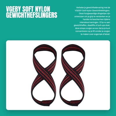 Dailygoods- Gewichthefriemen met hoge kwaliteit - Nylon - Duurzaam - Antislip - Bescherming - Verbeterd gevoel - Gewichthefriem