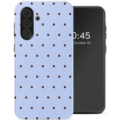 Selencia Hoesje - Geschikt voor Samsung Galaxy A36 / A56 (5G) - Backcover - Happy Dots Digital Sky