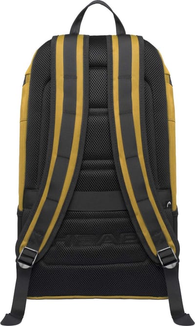 HEAD Vrije tijd rugzak Rugzak met laptopvak Point Y-Backpack 25L Mustard Mosterdgeel