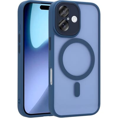 Coverzs luxe matte Magneet hoesje geschikt voor iPhone 17 met camera cover (Paars) – sterke case met premium bescherming, dun ontwerp en perfecte pasvorm - Camerabescherming